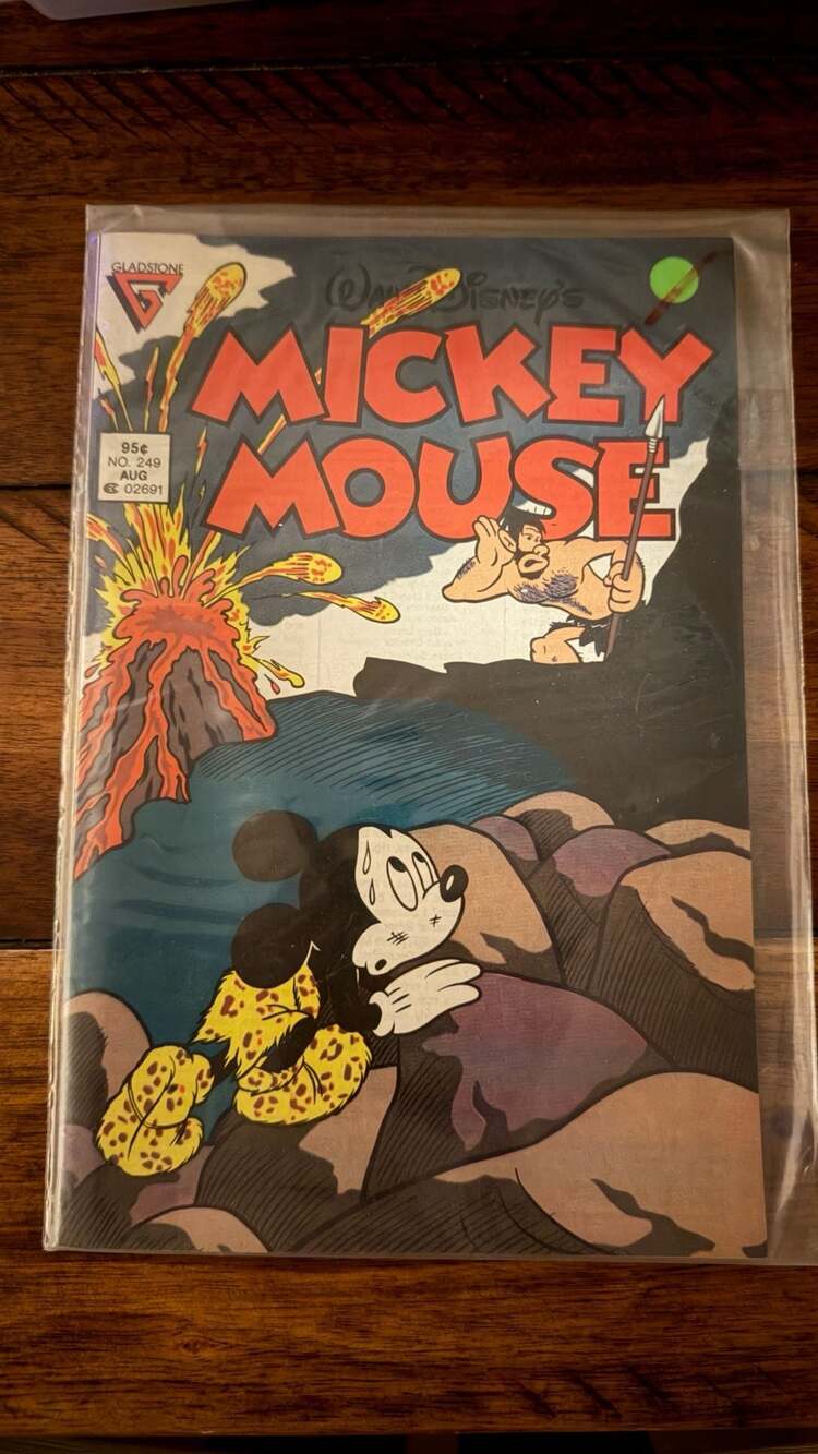 EUC Walt Disney's Mickey Mouse #249 Comic Book (Gladstone, August 1989)